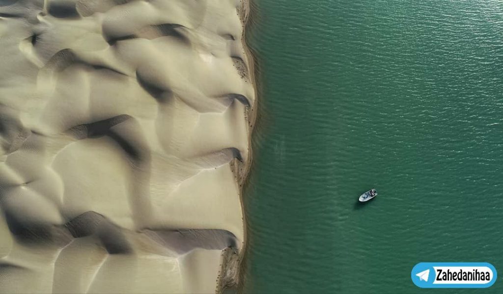 تلاقی کویر و دریا در بندر تنگ کنارک