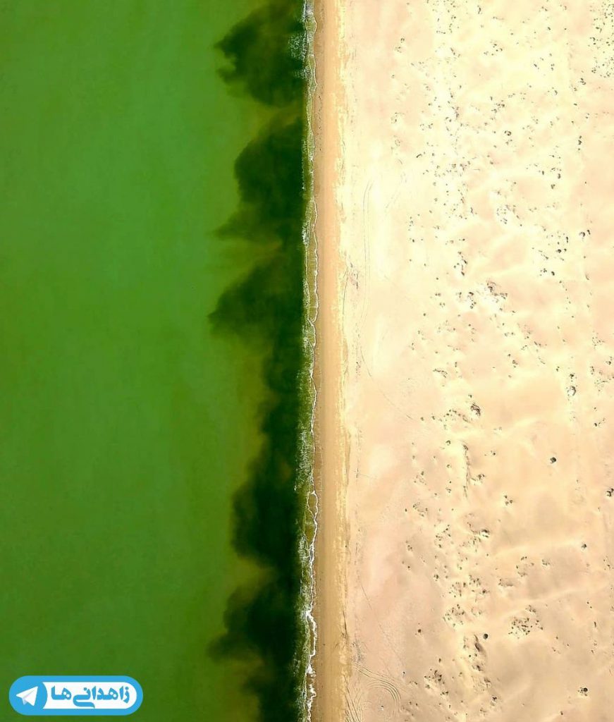تصویری متفاوت و زیبا از ساحل دَرَک